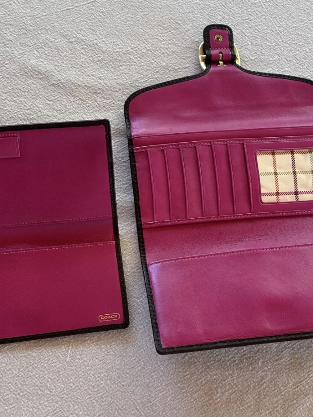 Coach | Bleecker Signature Jacquard Checkbook Wallet